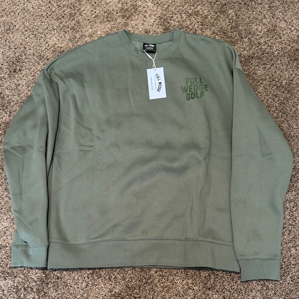 Full Wedge Golf X Streetwear Crewneck - Size L - BRAND NEW!